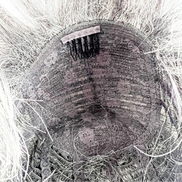 NWT Try Now Wig Dark Gray Short Hair Style Synthetic Bangs - Picture 7 of 9